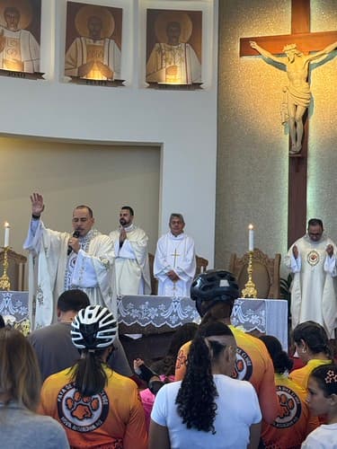 Santa Missa com benção dos ciclistas